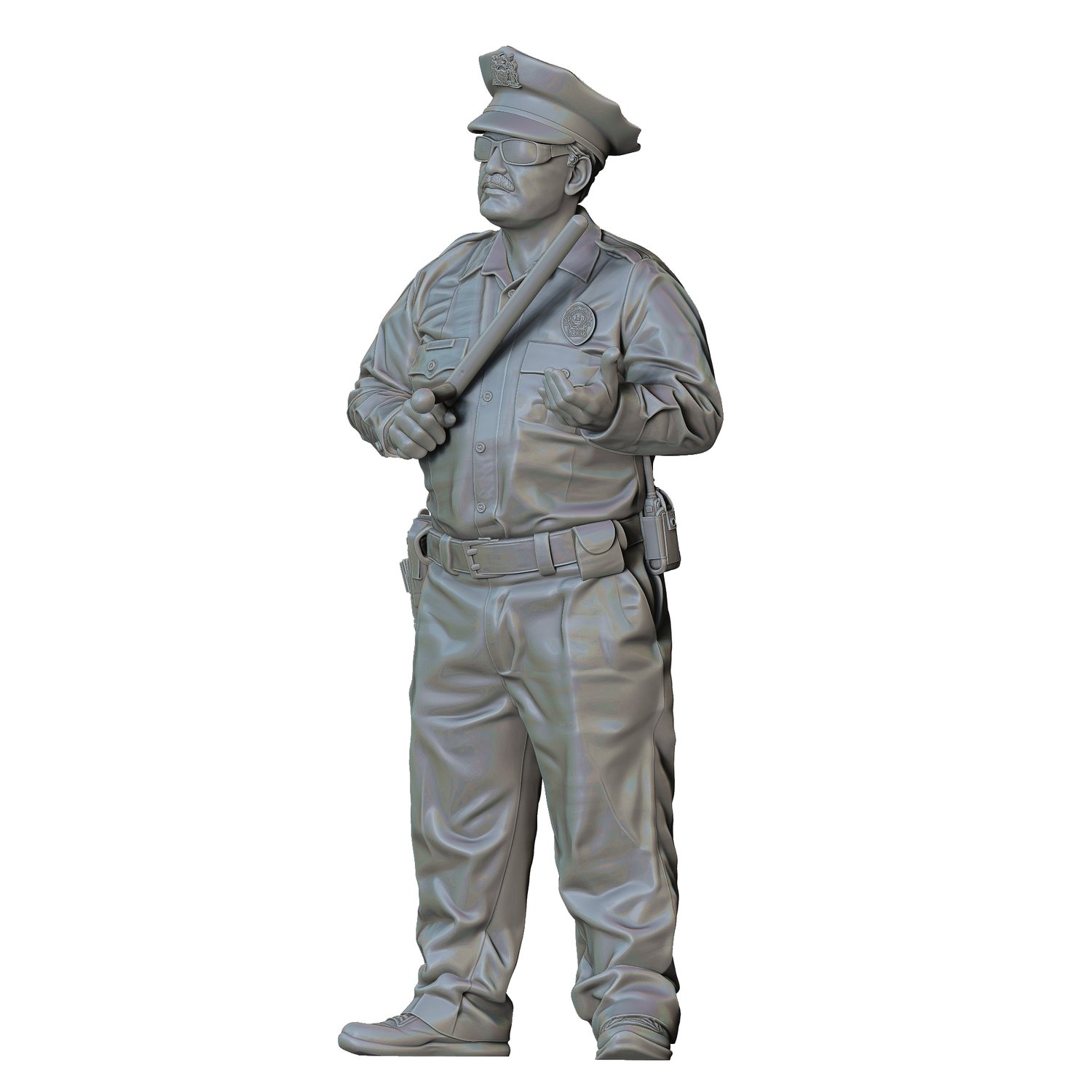 3DP Miniatures, N1 Police Officer with a baton