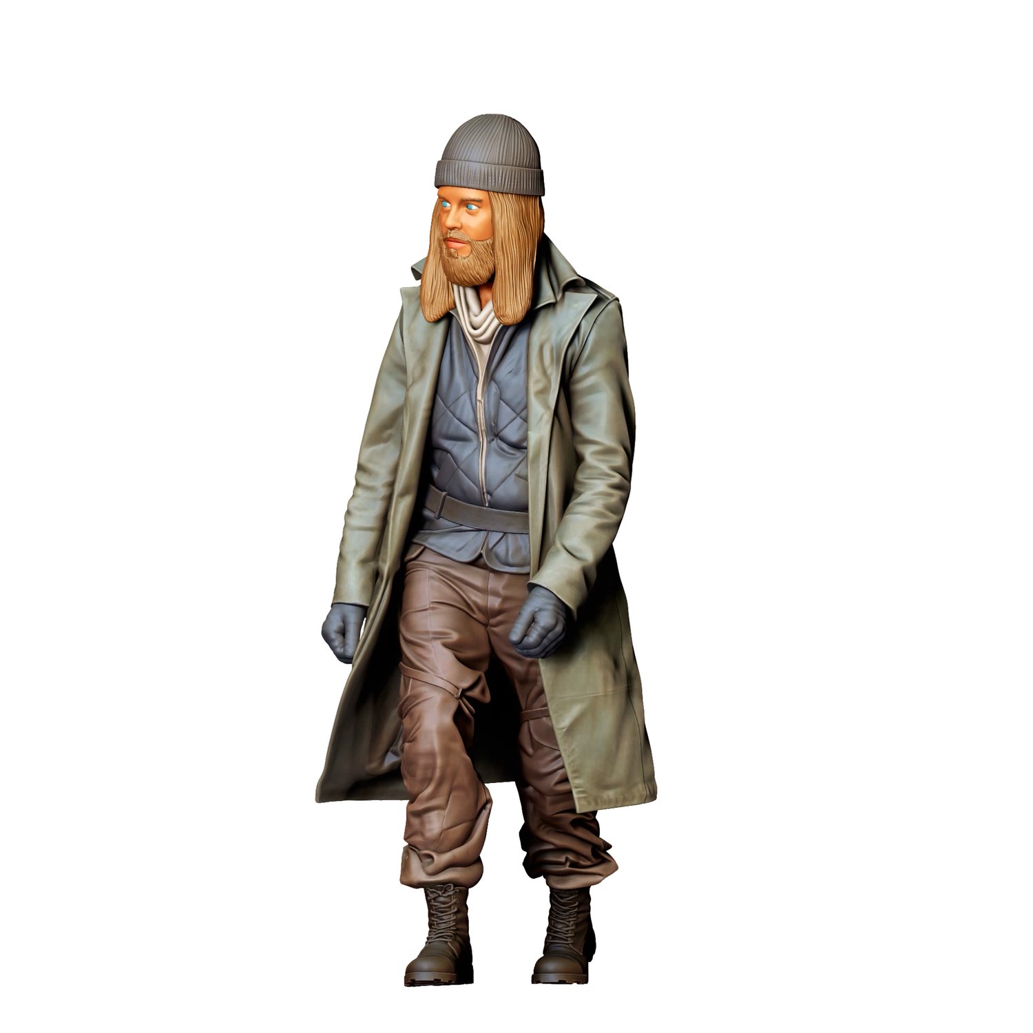 3DP Miniatures, N4 Paul Jesus Monroe Walking Dead