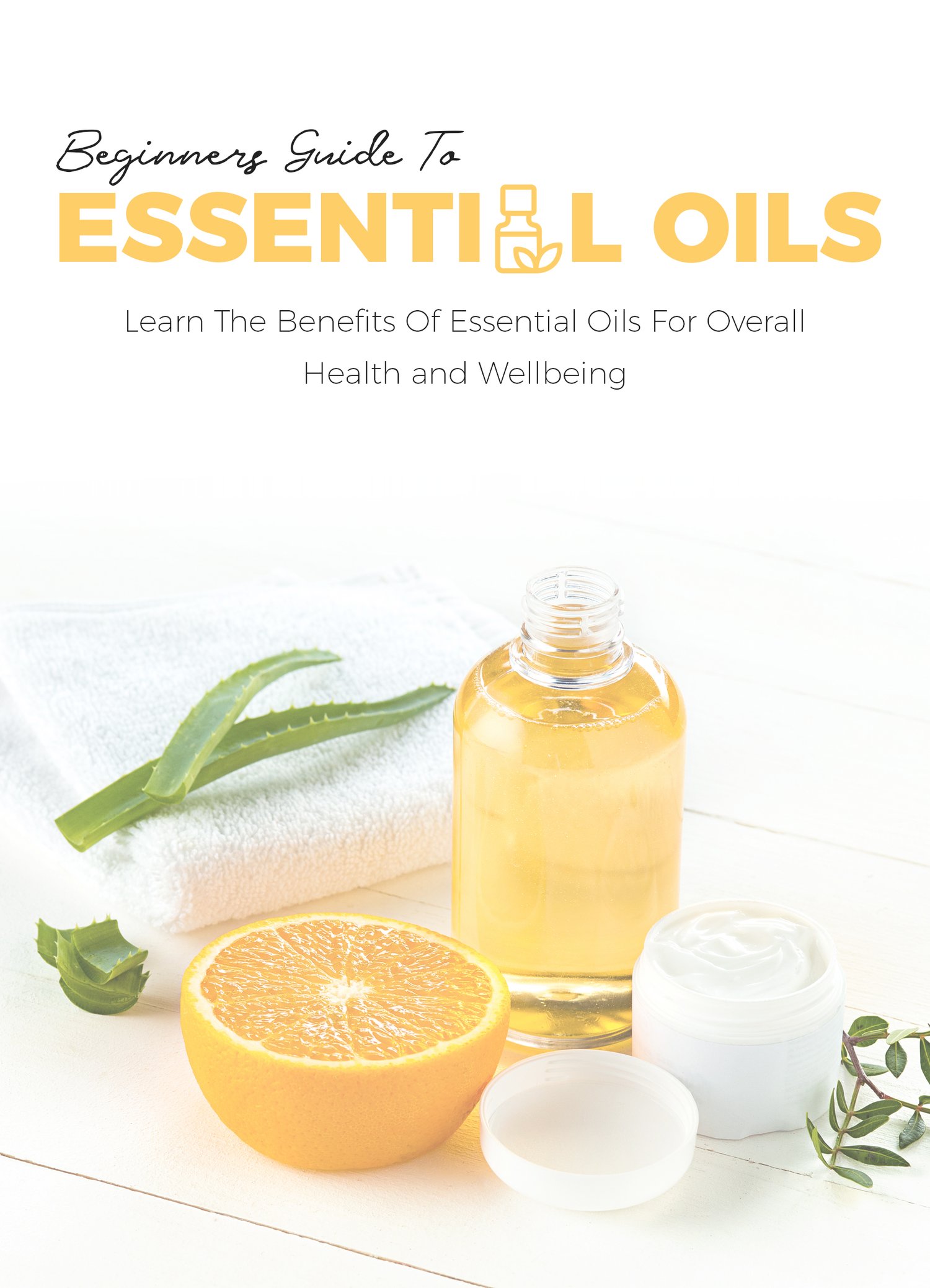 Aromatherapy beginner guide digital ebook on oil uses