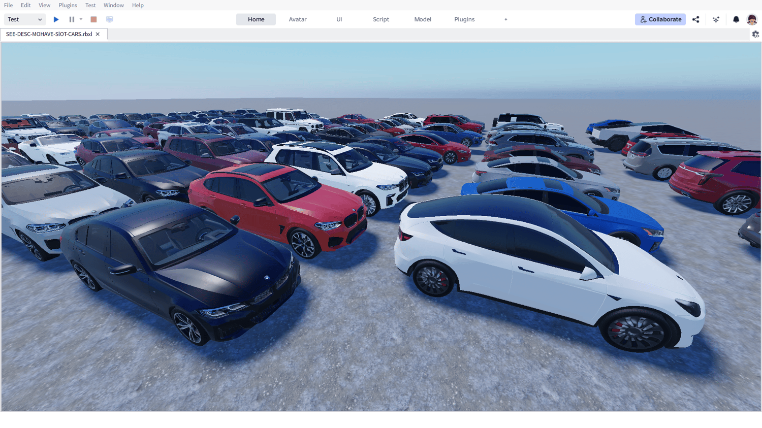 High-end vehicle collection for Roblox roleplay