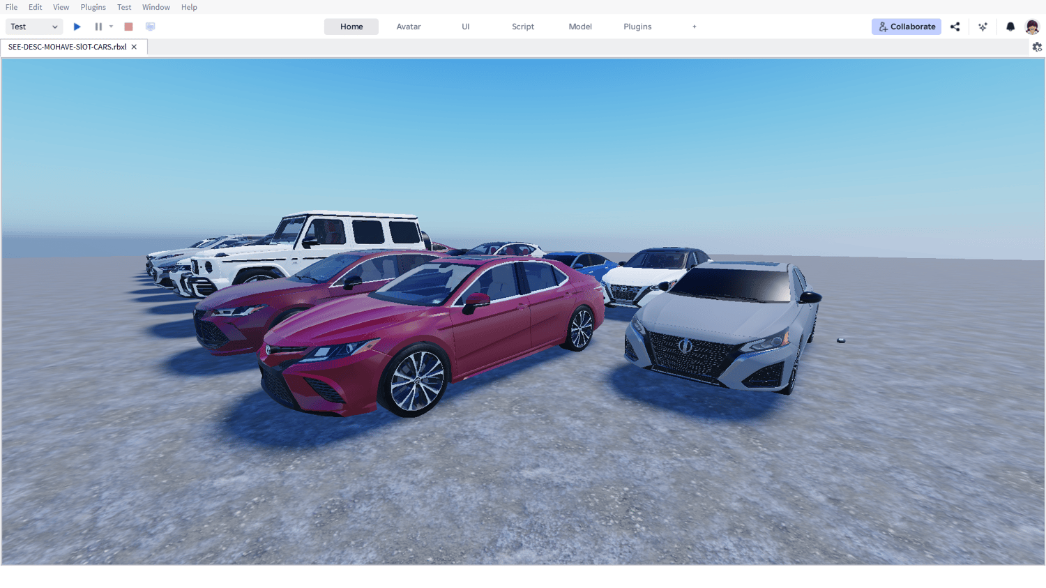Showroom-ready luxury cars for Roblox projects