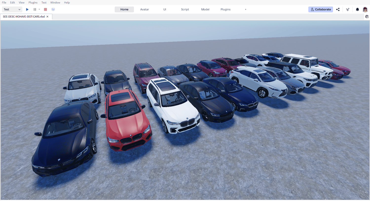 Clean and detailed car models in Roblox