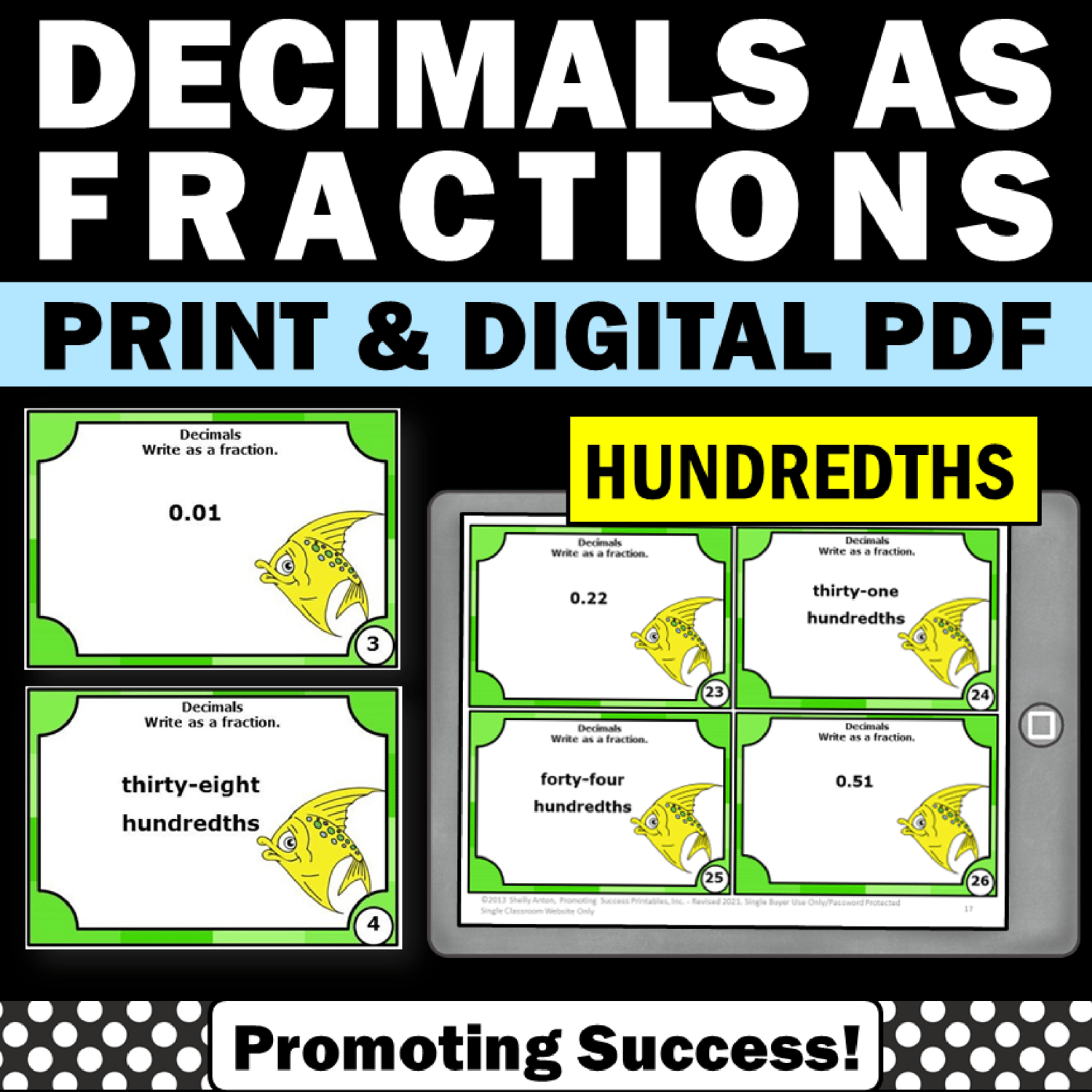Fractions as Decimals Equivalents 4th Grade Math Review Scavenger Hunt Games Fun Fractions as Decimals Equivalents 4th Grade Math Review Scavenger Hunt Games Fun