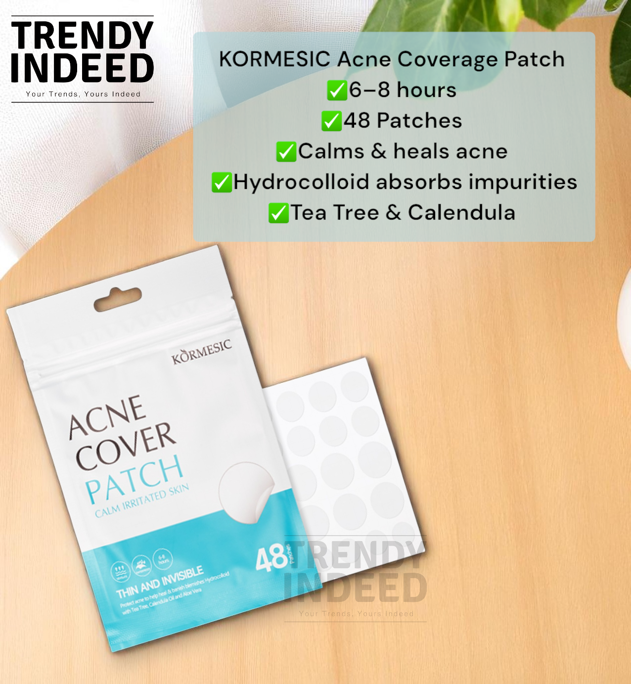 Acne coverage patches for protecting blemish areas