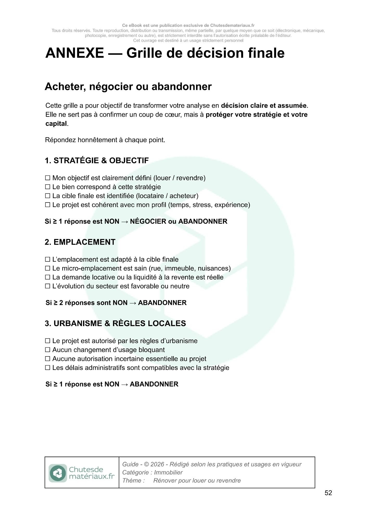 Méthode d’analyse d’un bien immobilier à rénover pour décider d’acheter, négocier ou renoncer avant les travaux