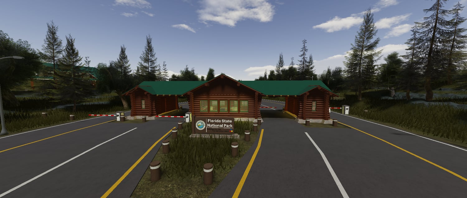 Winter town roleplay map with detailed interiors