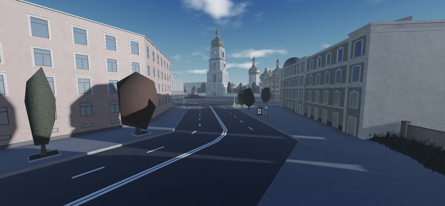 Large urban battlefield inspired by Ukraine