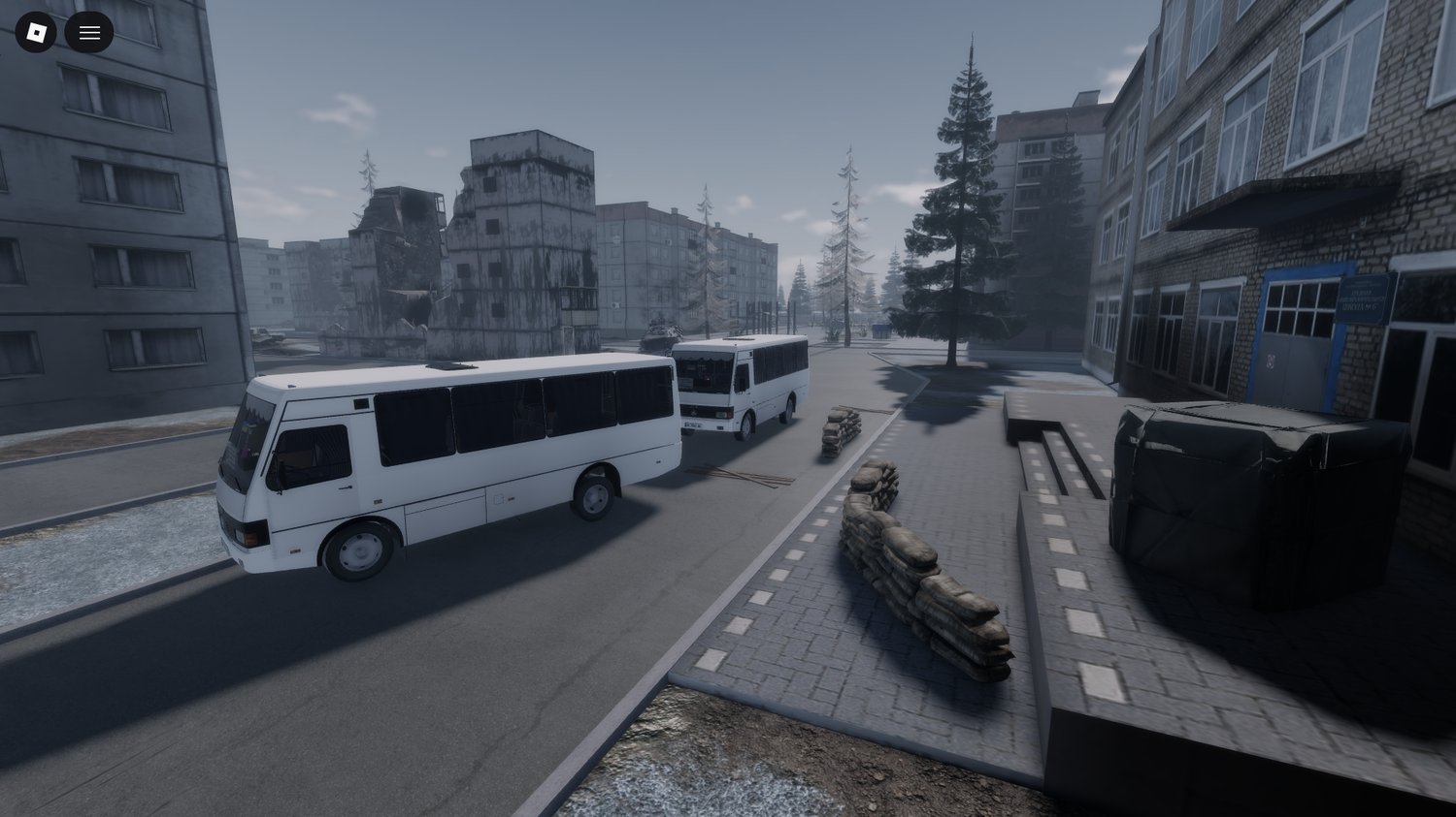 Military roleplay maps bundle preview in Roblox Studio