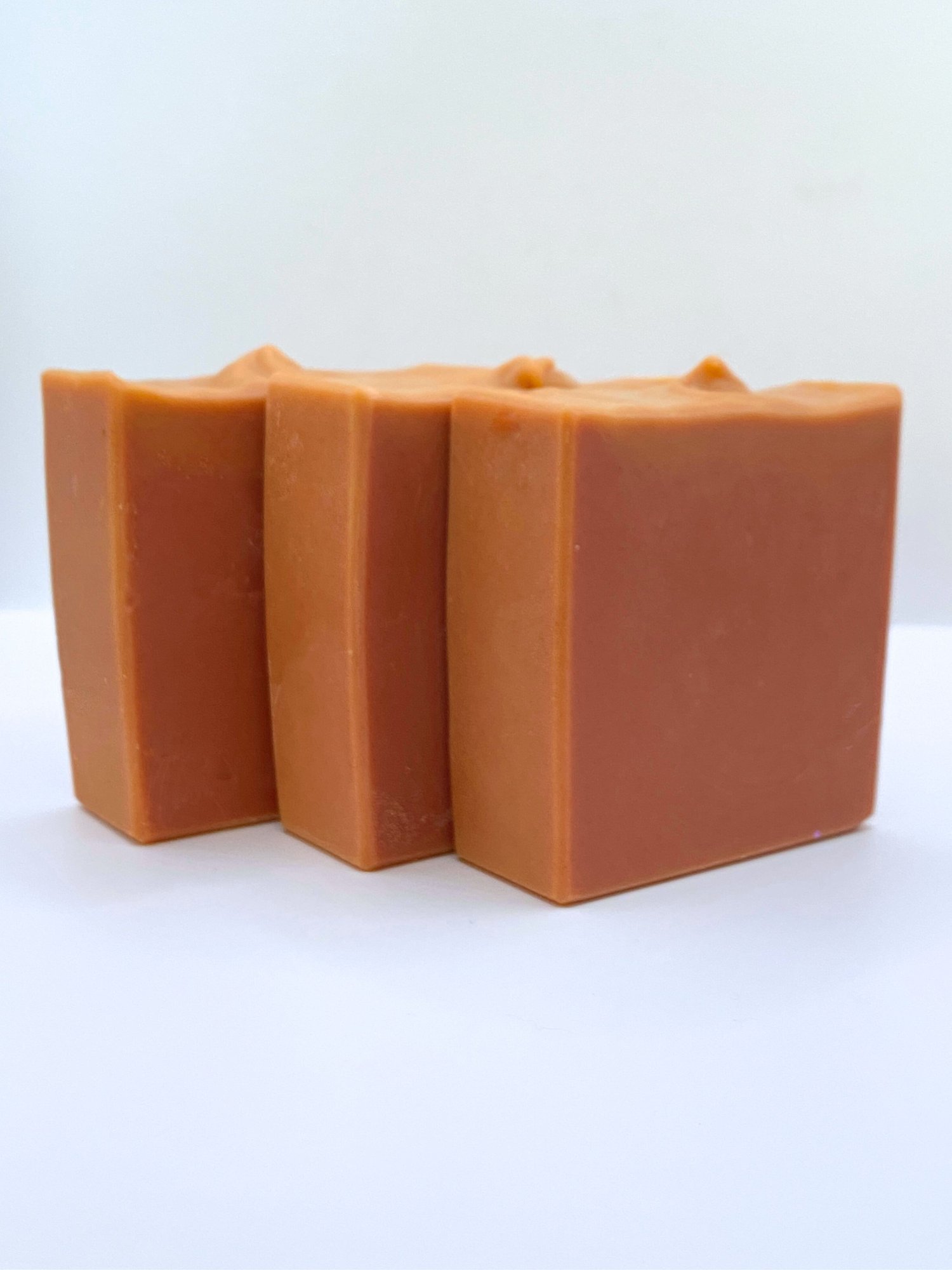 Madder root rose geranium handmade soap trio