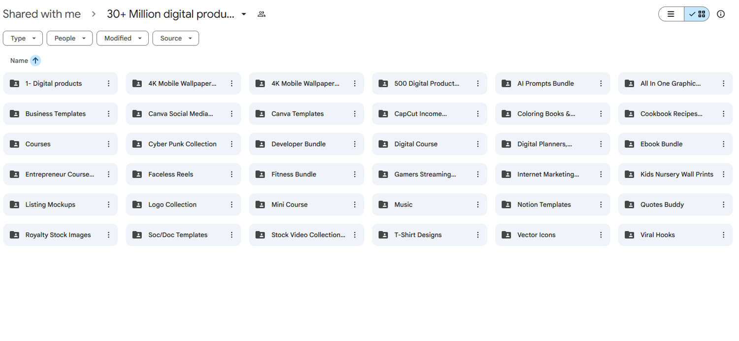 50M+ Digital Products Assets Bundle (PLR/MRR) + 100K T-Shirt Designs Bonus | Resell & Keep 100% Profit