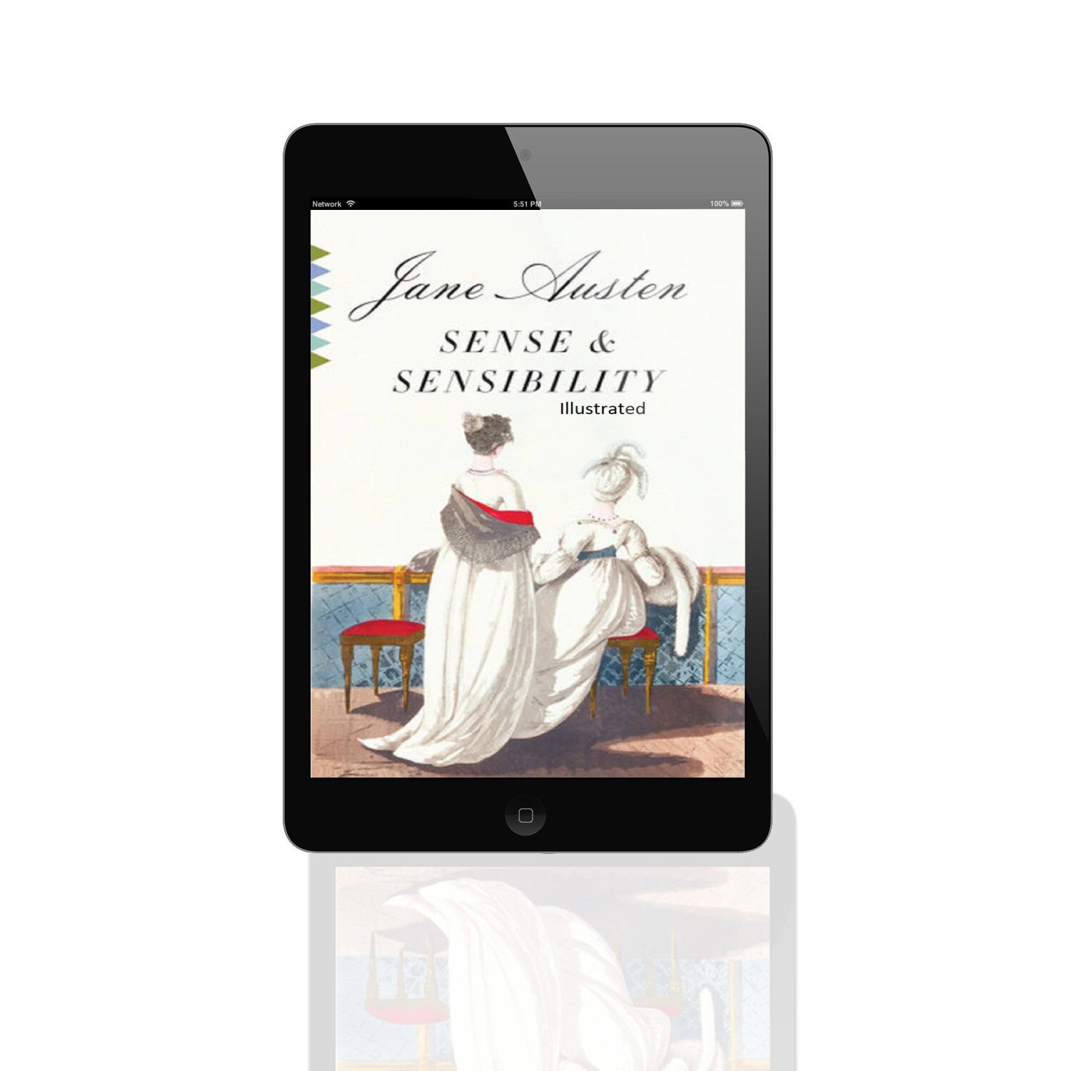Sense and Sensibility illustrated ebook by Jane Austen classic novel