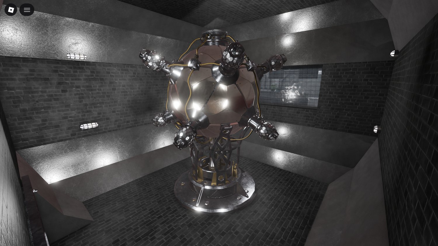 Control room area in industrial roleplay environment