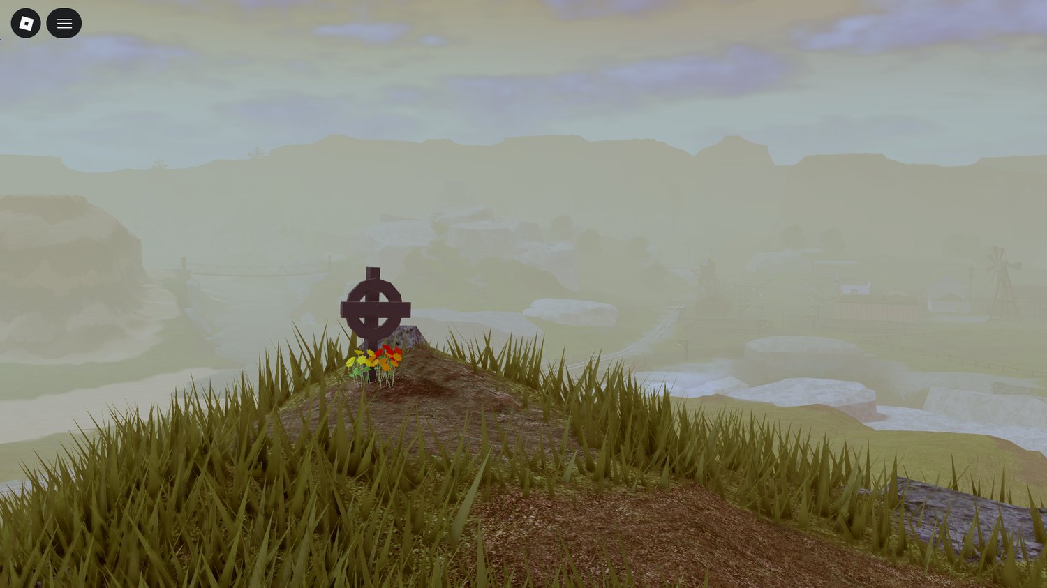 Blacksmith and stables area in frontier environment
