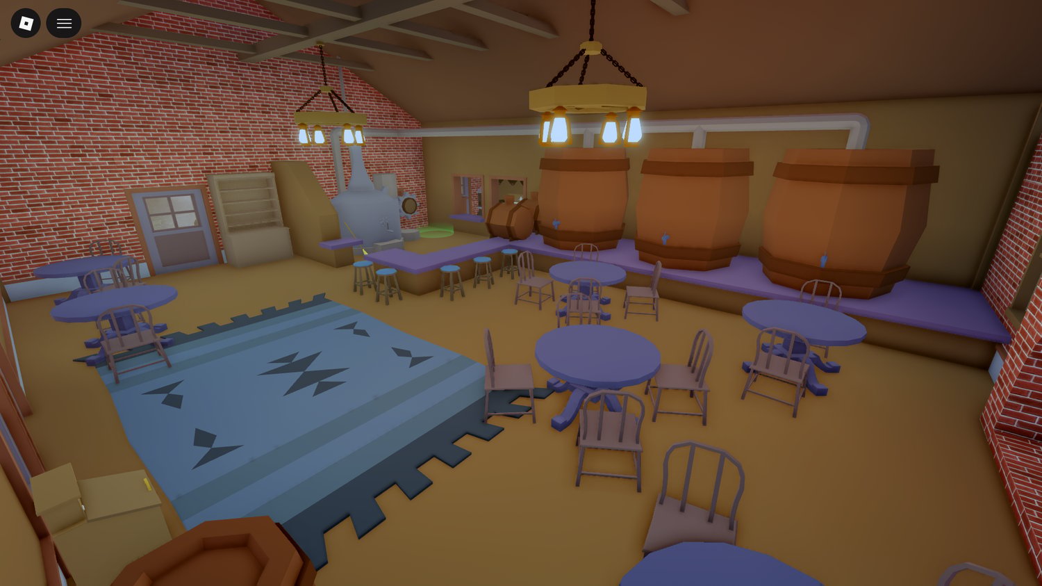 Western homes and dusty roads in roleplay town
