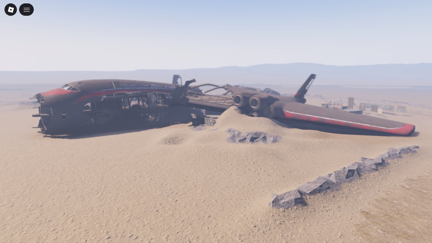 Raider hideout built inside crashed airplane