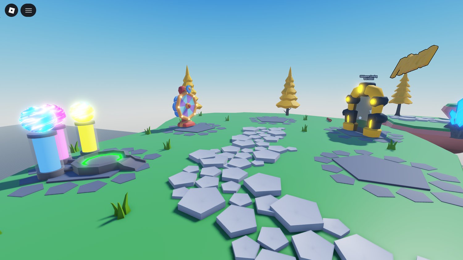 Pet-friendly zones in Roblox island template