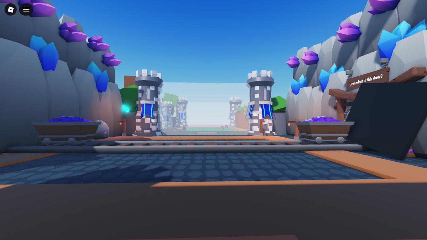 Roblox simulator template map with 7 stages
