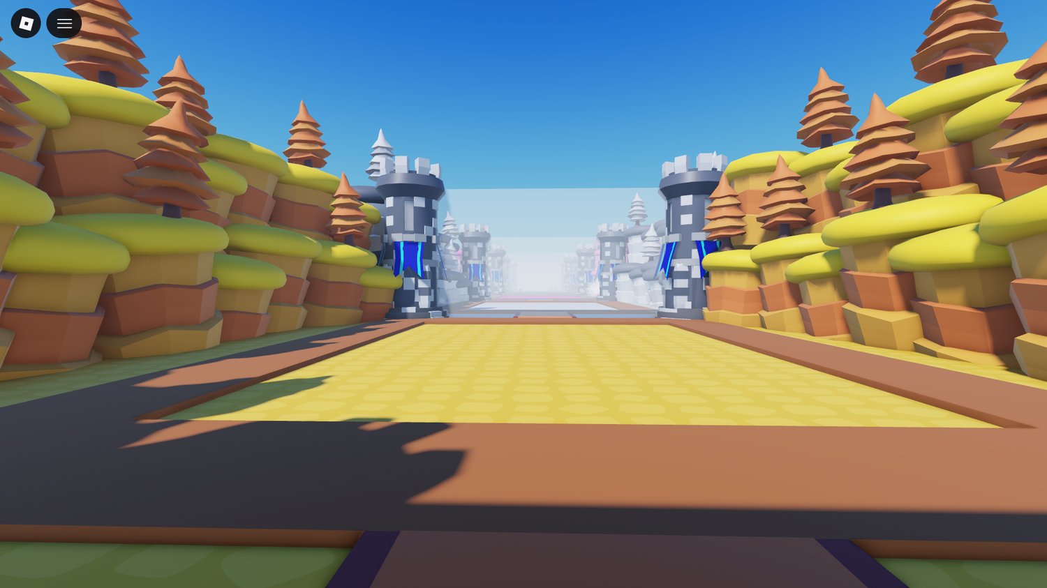 Multi-stage progression map for Roblox games