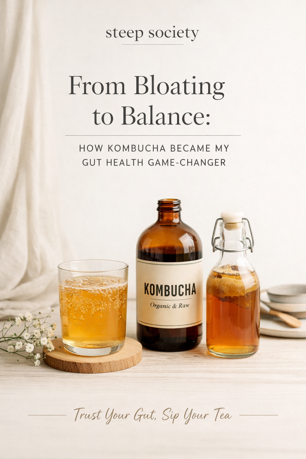 From Bloating to Balance: How Kombucha Became My Gut Health Game Changer
