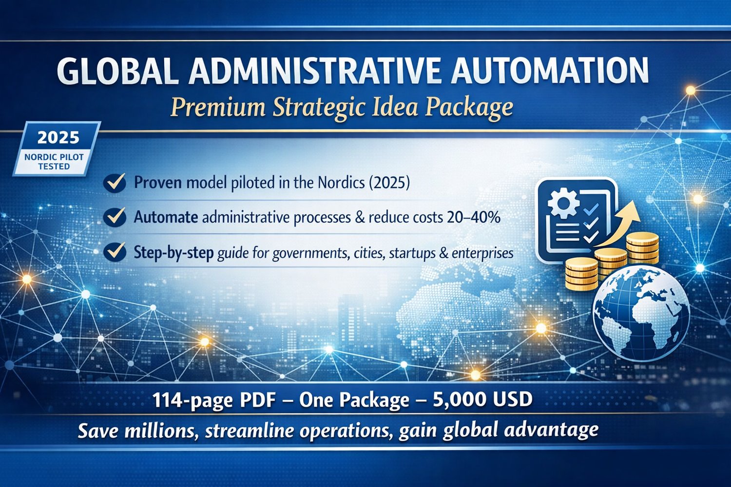 Global Administrative Automation guide to cut costs, automate workflows, and scale efficiency for governments, enterprises, and startups worldwide.