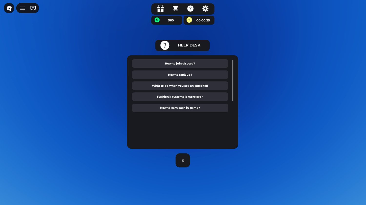 Clean and modern main game HUD layout