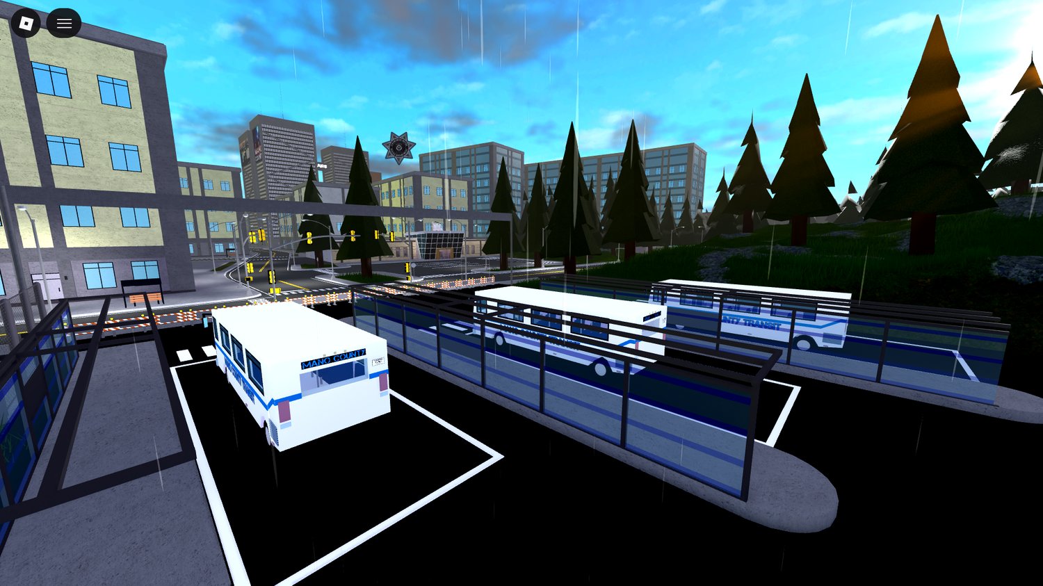 Detailed urban layout for community servers