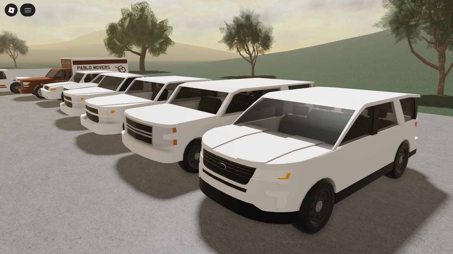 Driveable police car in Roblox city map