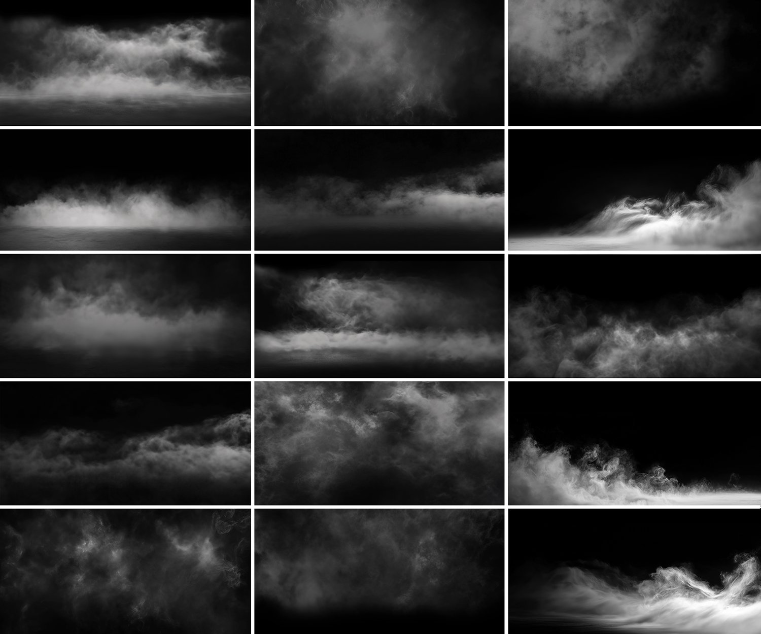 Fog Smoke Overlays, Composite Photography, Photoshop, Blend Mode, Epic, Drama, Easy to Use