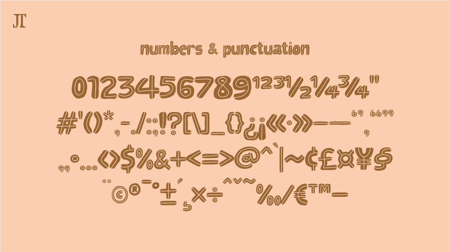 numbers & punctuation
