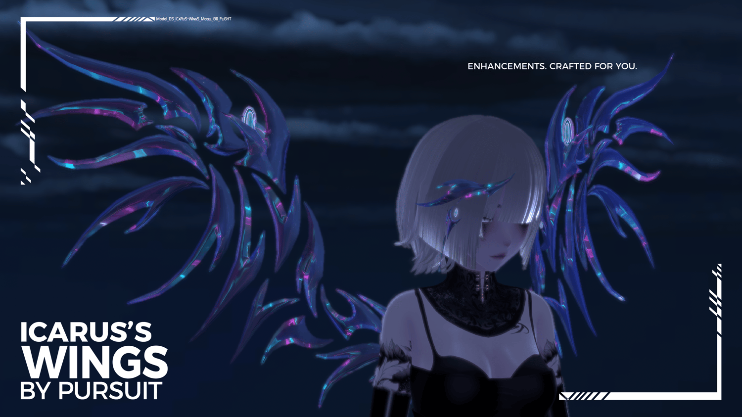 vfx, ,VFX, particles, blue fantasy wings, wings