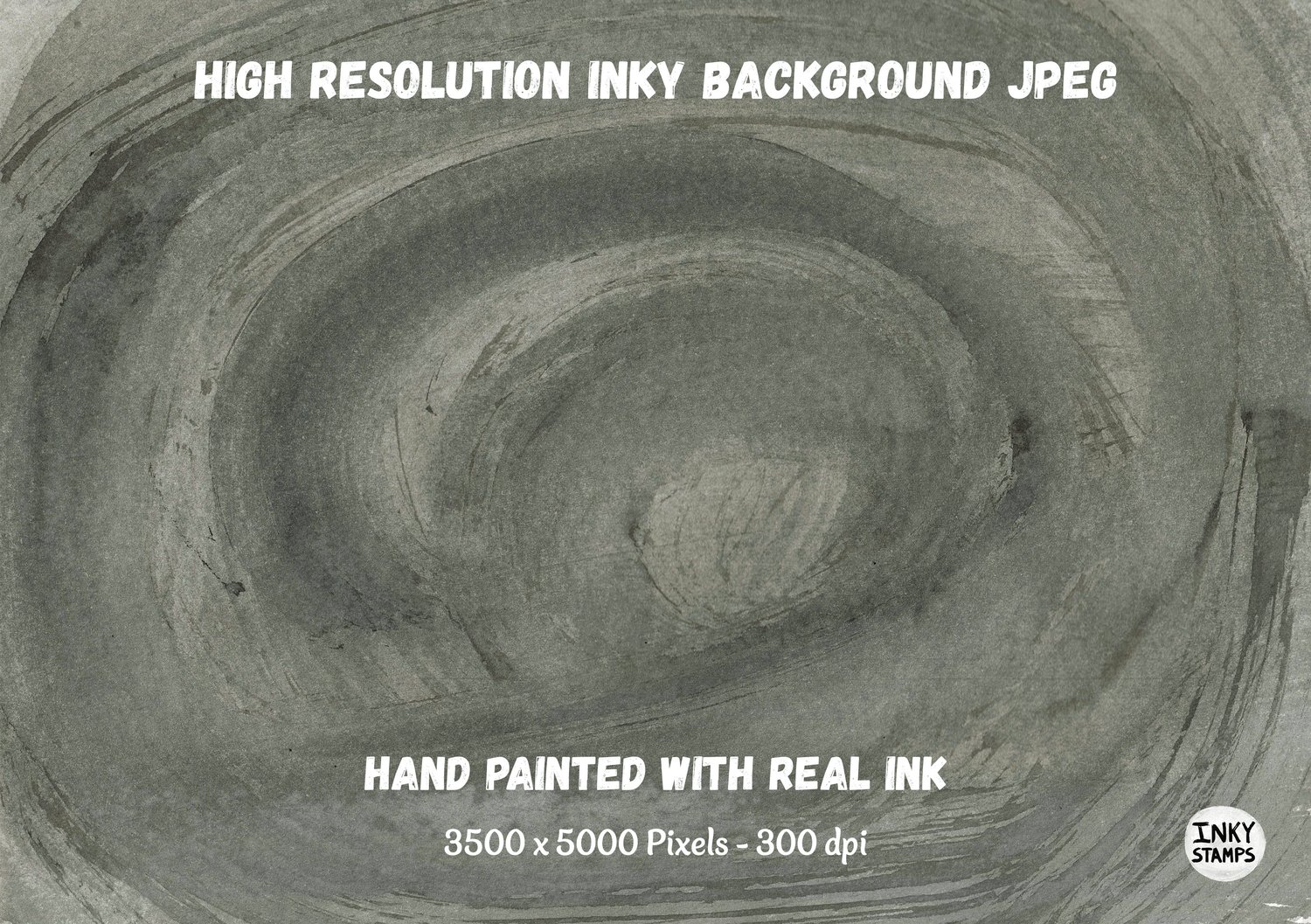High Resolution INKY Background JPEG. Hand Painted with Real INK Texture. 3500 x 5000 Pixels. 300 dpi. Brush stroked texture background painting