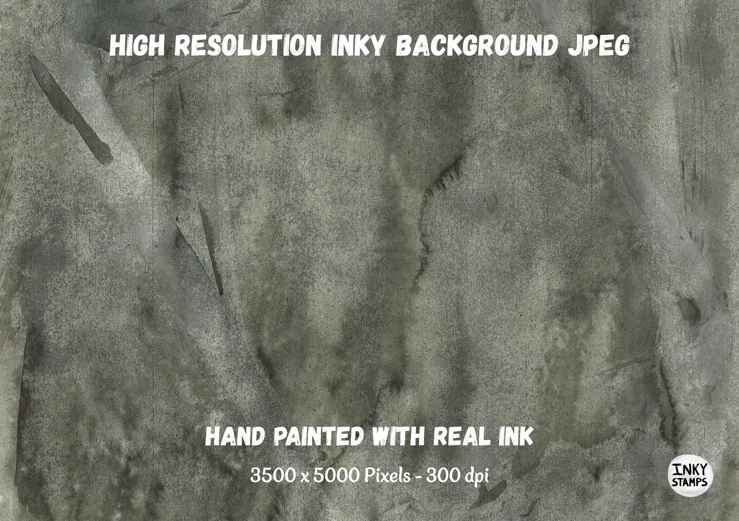 High Resolution INKY Background JPEG. Hand Painted with Real INK Texture. 3500 x 5000 Pixels. 300 dpi. Brush stroked texture background painting