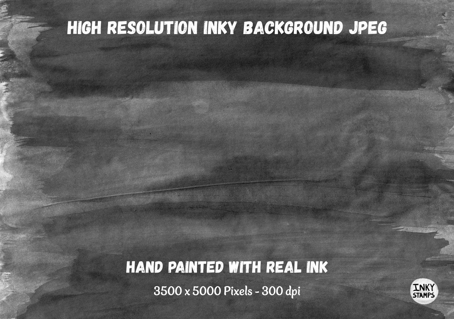 High Resolution INKY Background JPEG. Hand Painted with Real INK Texture. 3500 x 5000 Pixels. 300 dpi. INK wash texture background painting