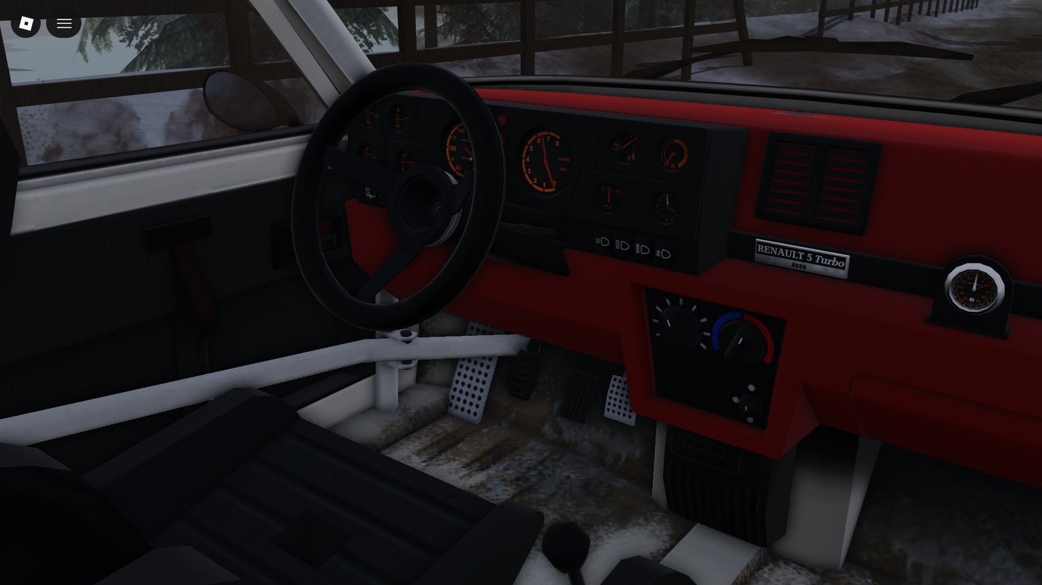 Roblox 1995 Renault 5 Turbo car overview