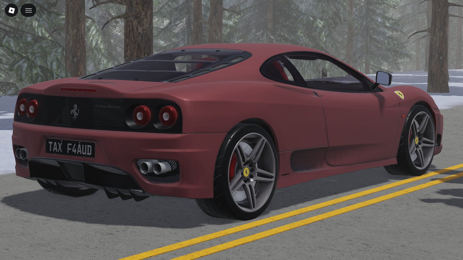Roblox 2003 Ferrari 360 car overview