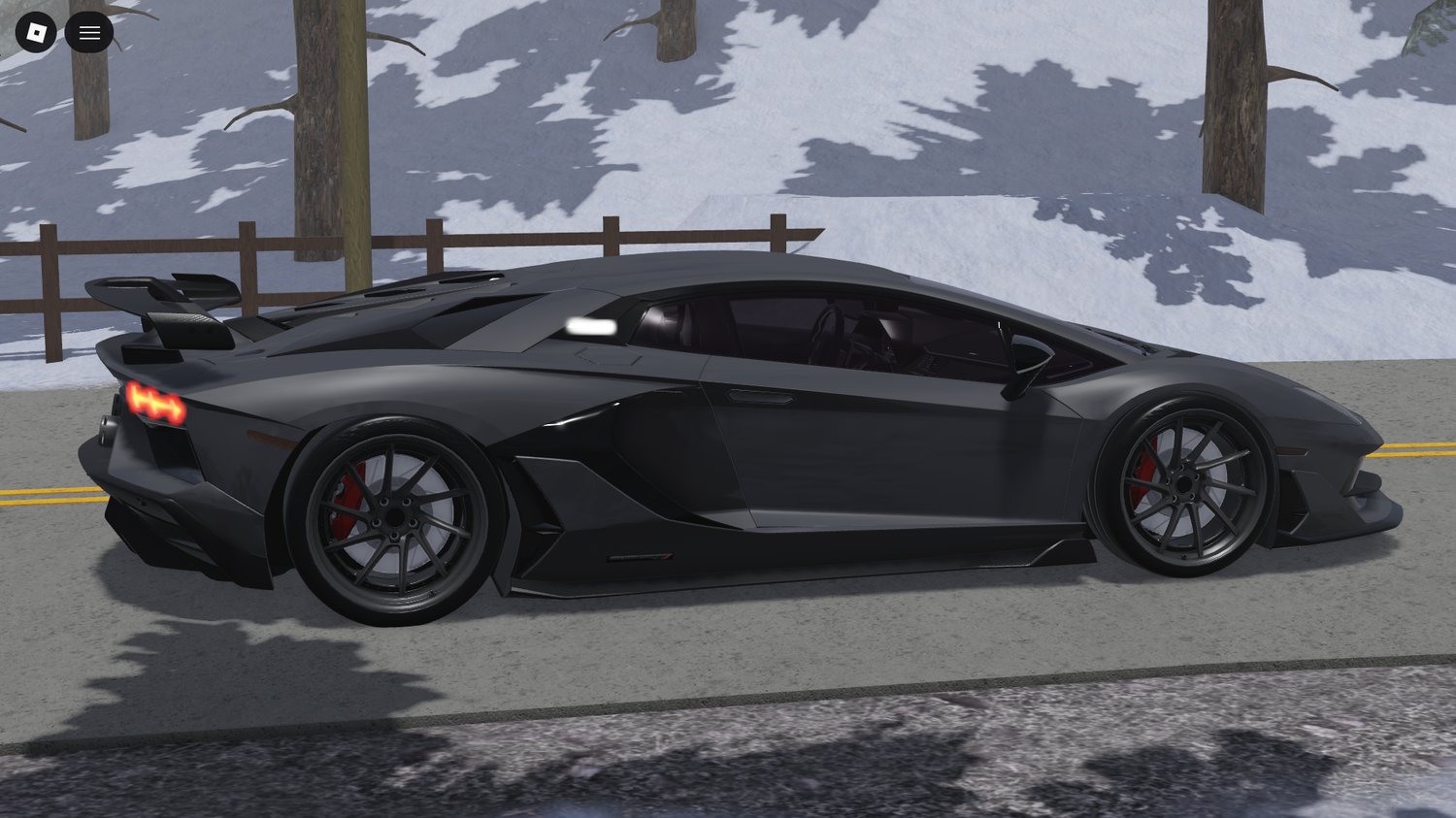 Drivable Lamborghini supercar model in Roblox