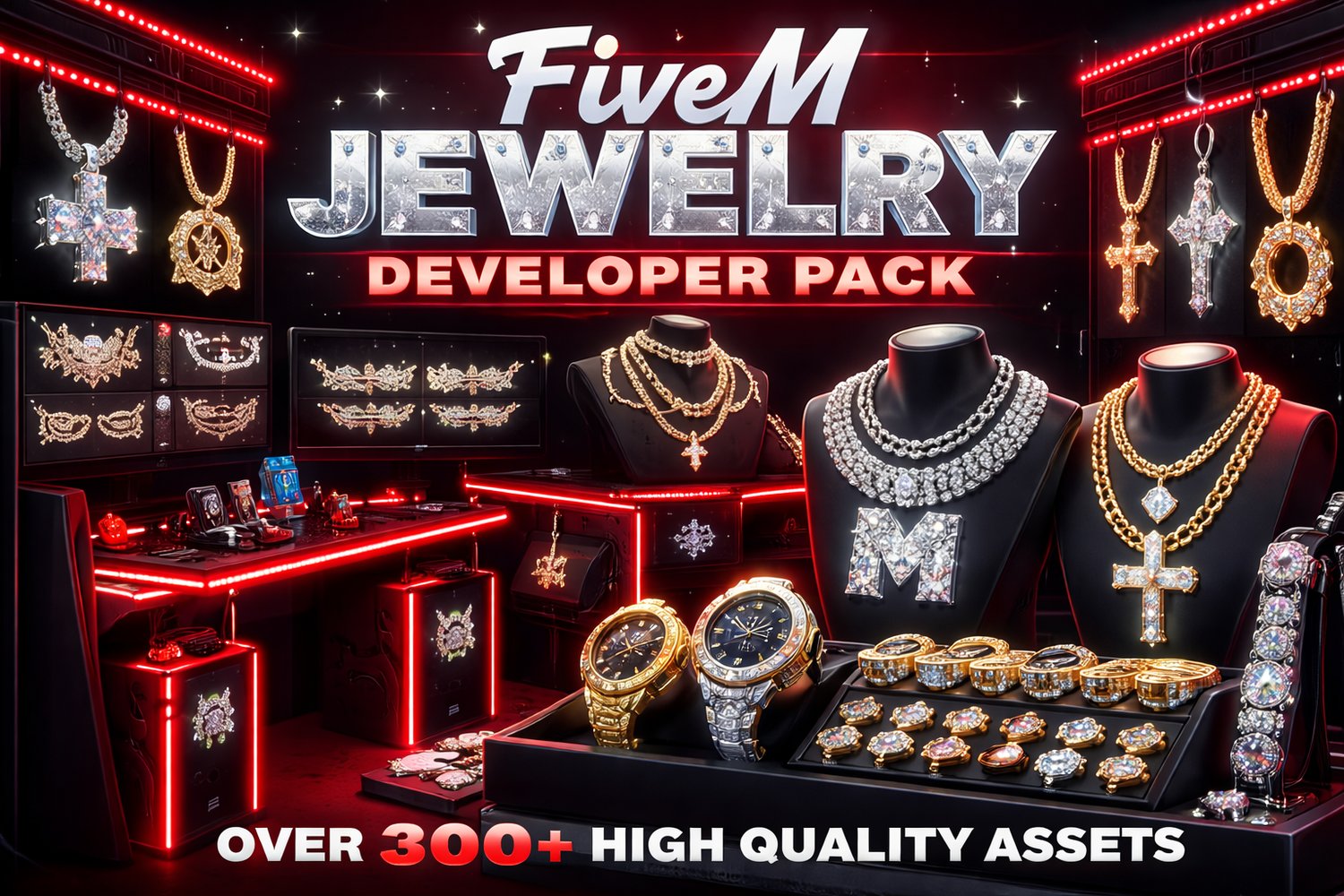 FiveM Jewelry Developer Pack | Chains, Rings, Grills, Pendants and More ...