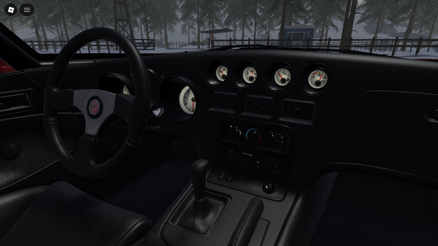Realistic Roblox model of 1995 Dodge Viper RT-10 on street