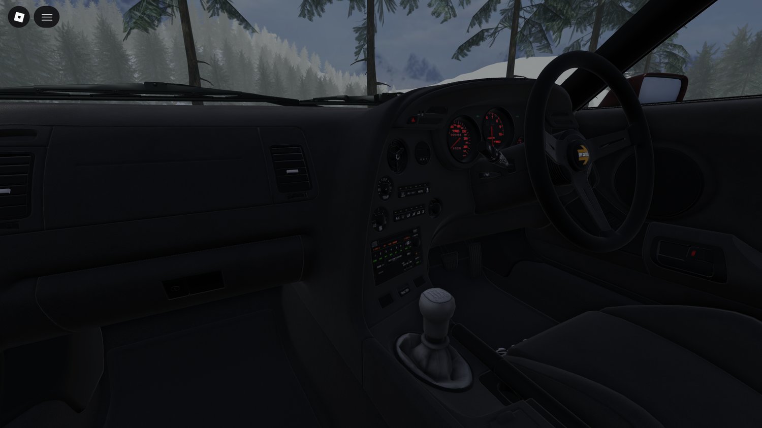 Realistic Roblox model of 1999 Supra MK4 Ridox in city scene