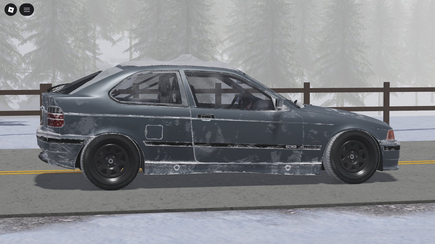 Detailed 2000 BMW 323ti Sport STurbo vehicle asset for Roblox maps