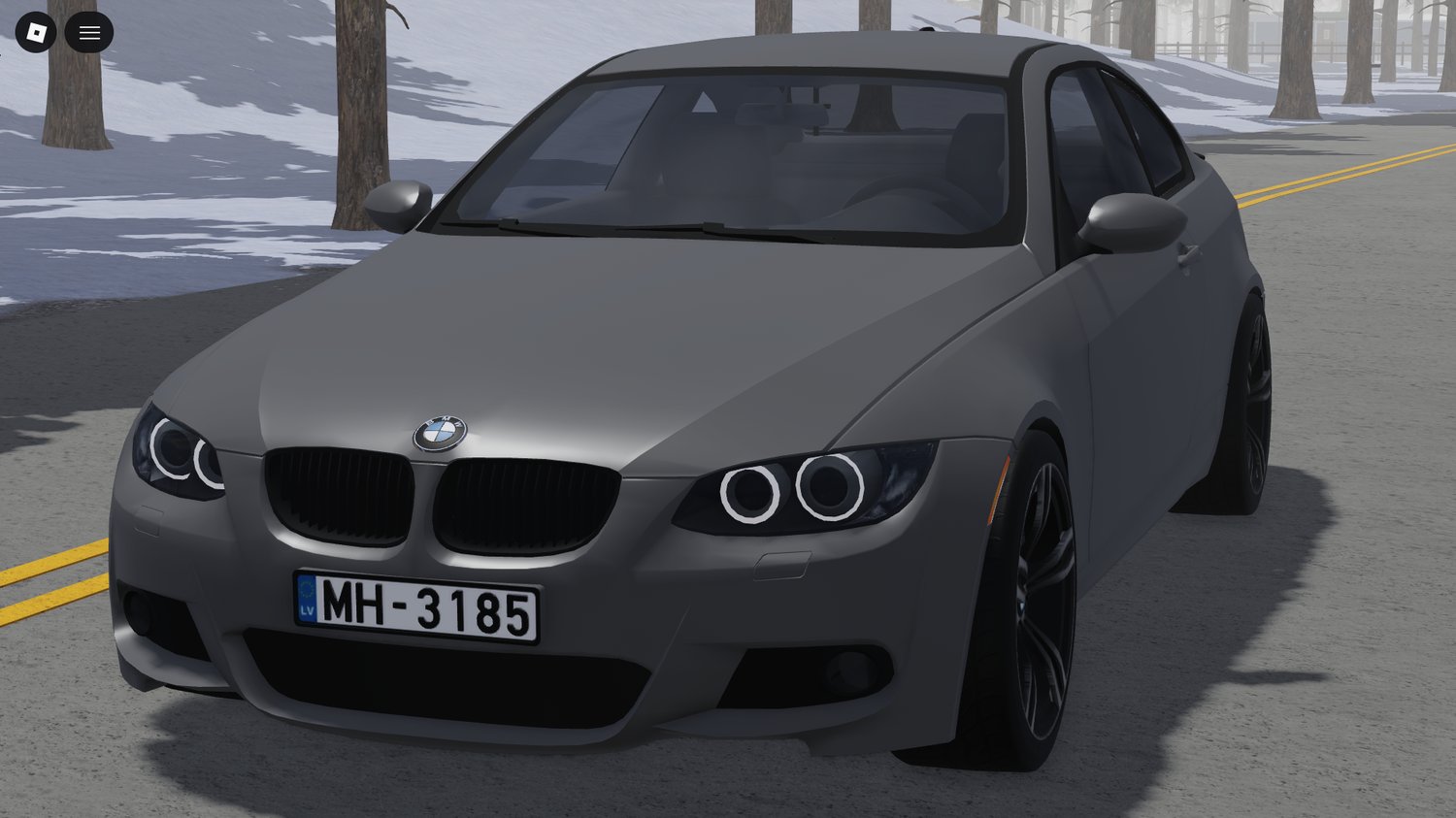 BMW E92 330D xDrive interior modeled in Roblox