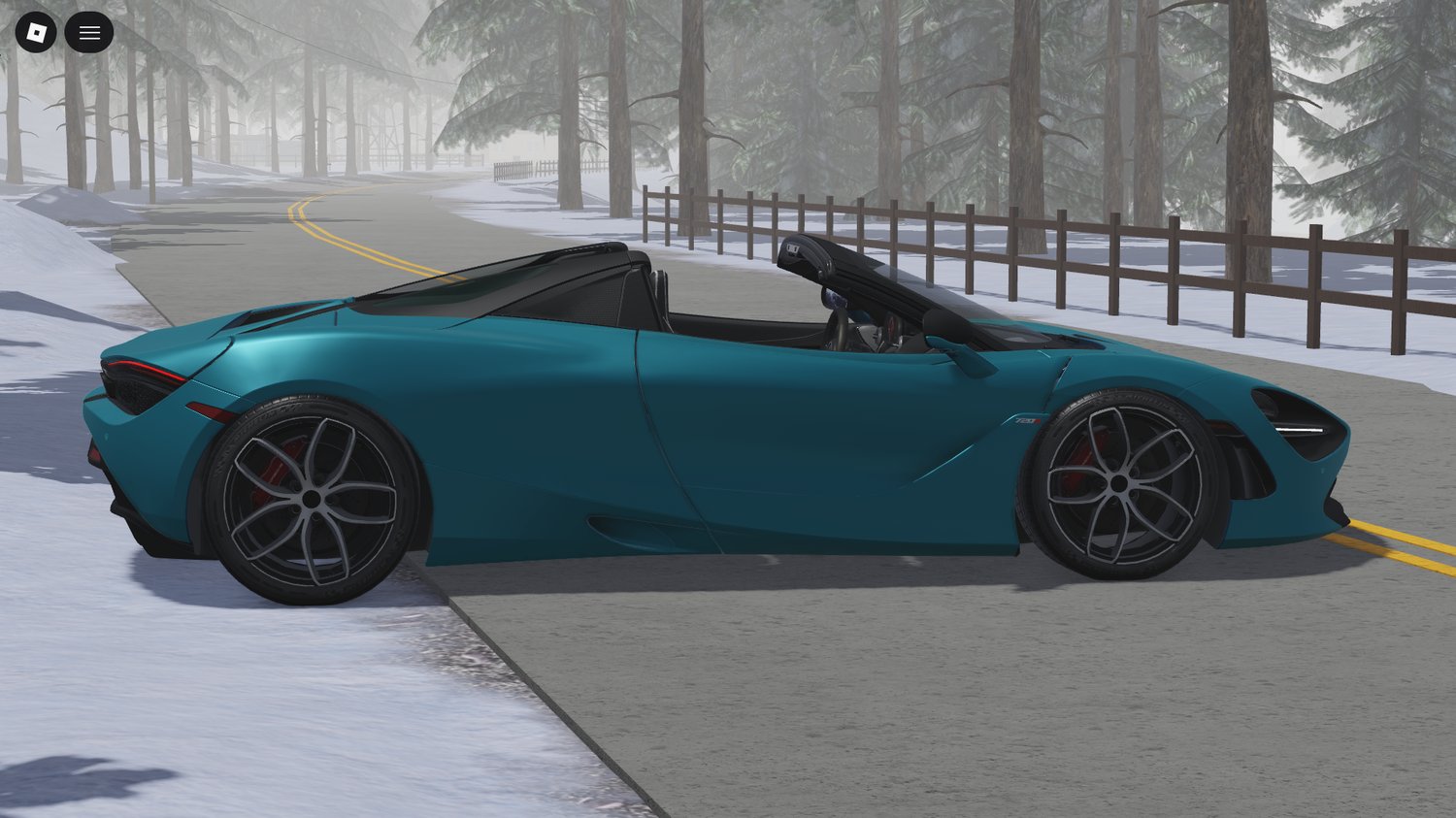 Performance supercar 2019 McLaren 720S Spider for Roblox roleplay