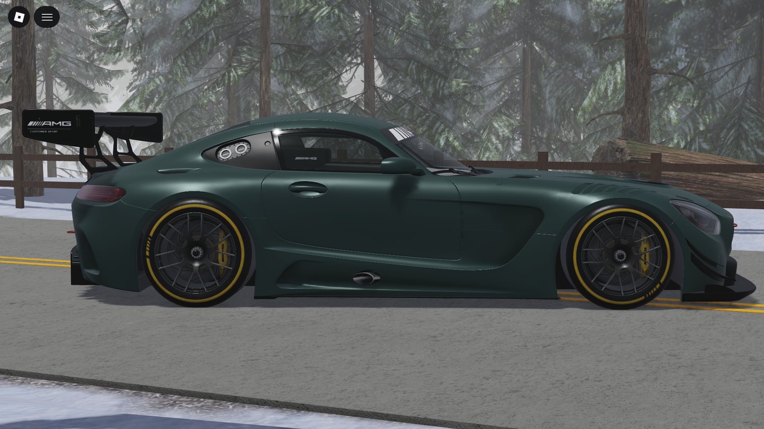 Performance racing car 2020 AMG GT3 for Roblox roleplay