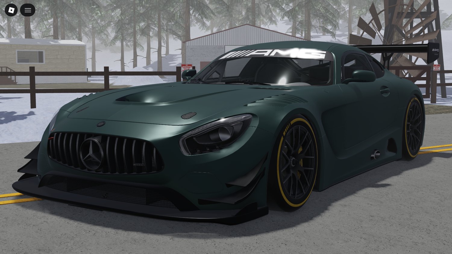 High detail Roblox race car based on AMG GT3