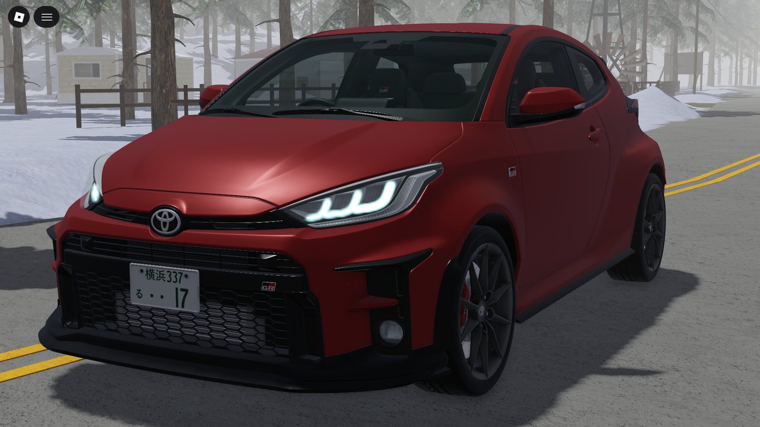Rally-inspired compact car 2020 Toyota GR Yaris in Roblox