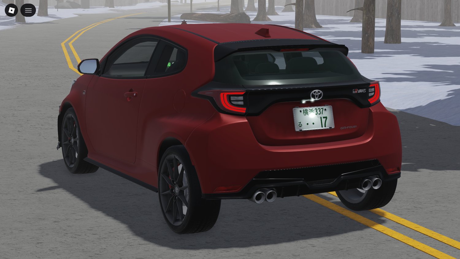 Sporty performance hatchback 2020 Toyota GR Yaris for Roblox roleplay