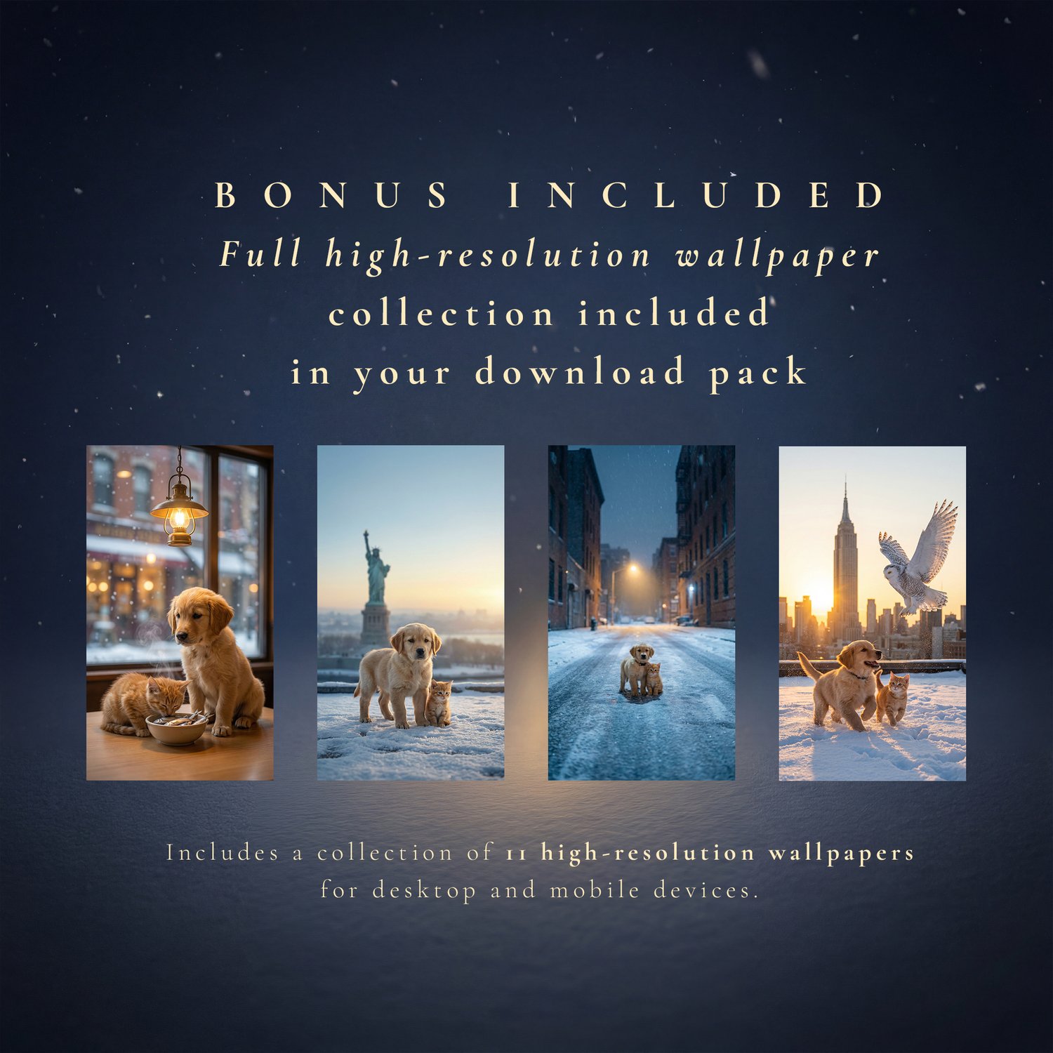 OwlKing digital wallpaper bundle desktop mobile high resolution