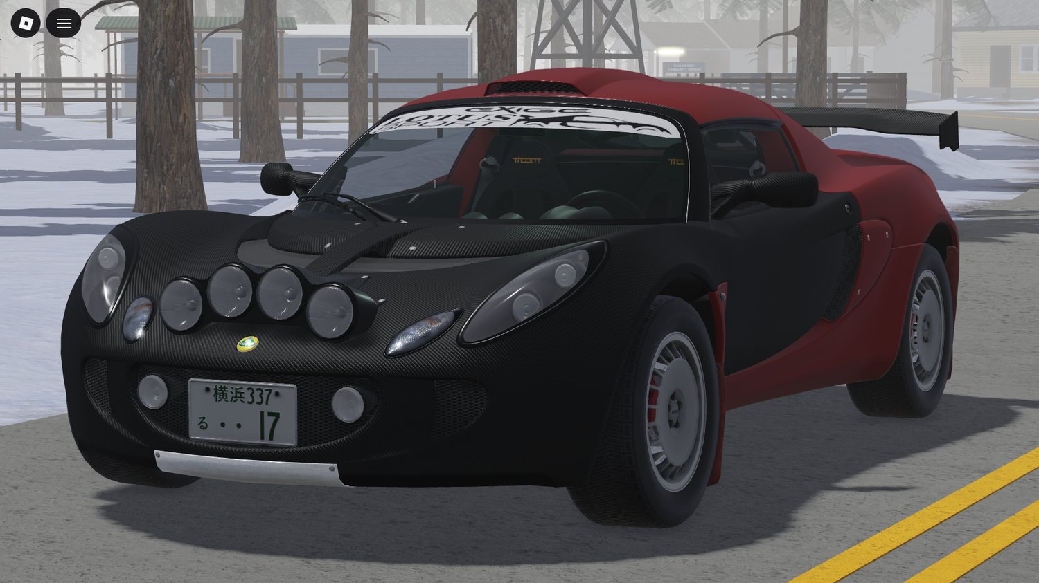 2008 Lotus Exige Vader driving in Roblox environment