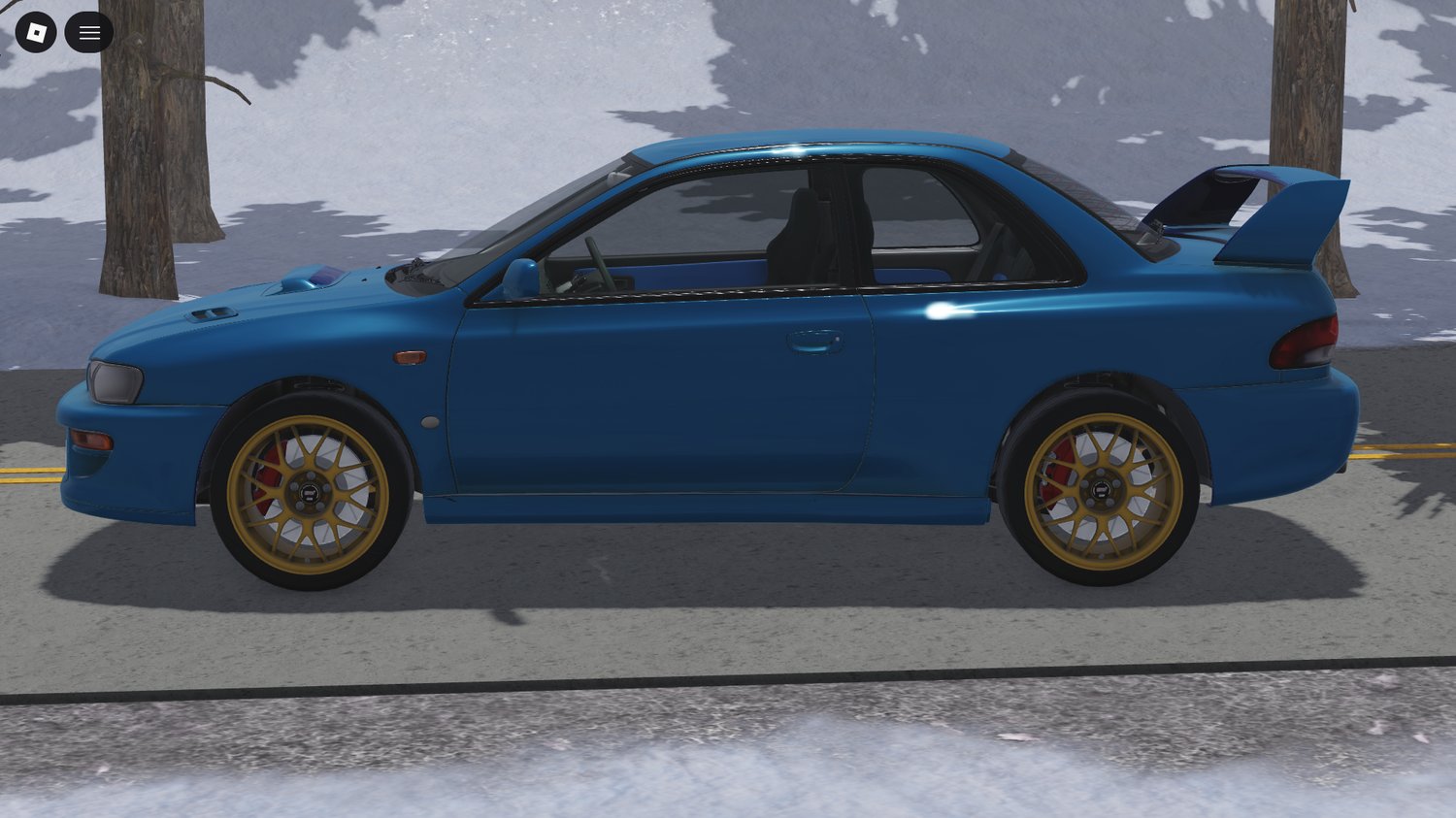 Detailed 1998 Subaru WRX 22B vehicle asset for Roblox