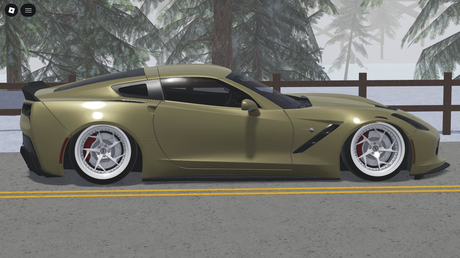 Detailed 2017 Corvette C7 SHOW vehicle asset for Roblox